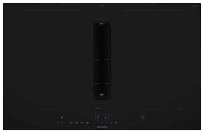 80 cm Induktionskochfeld 4 Kochzonen mit integriertem Dunstabzug iQ700 EX87BNGA7 (EX87BNX68E + HZ9VDSB2) autarkes 