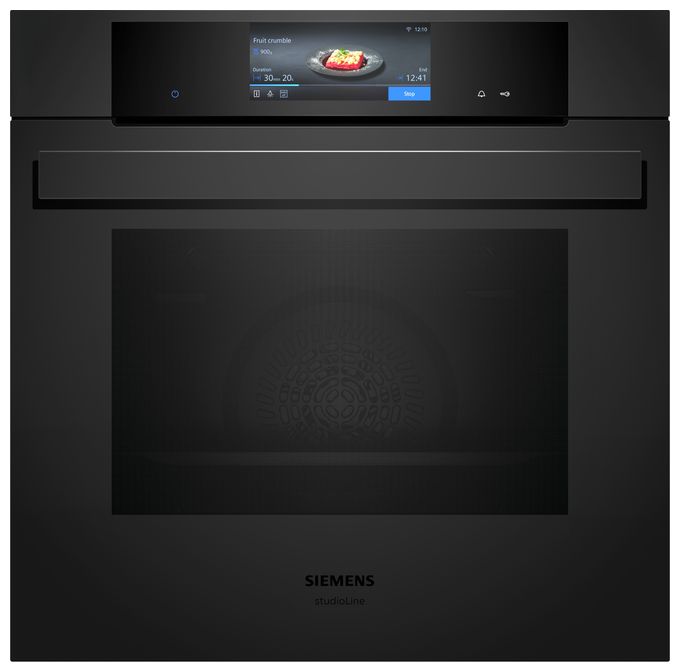 Einbaubackofen groß AutoClean (Schwarz) iQ700 HB978GNM1 