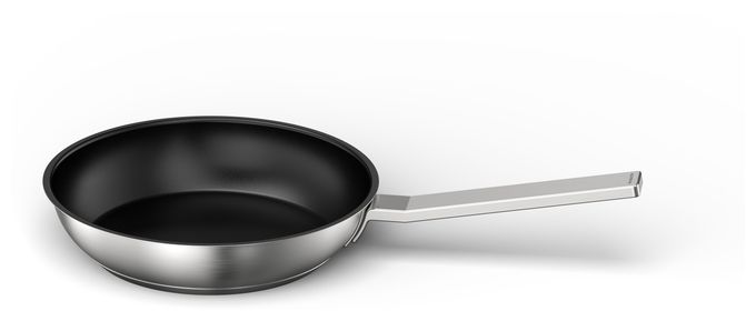(Schwarz, Edelstahl) HZ9CF240 Allzweckpfanne 24 cm Rund 