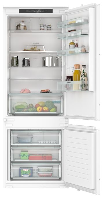 285 l / 98 l 194 cm Einbau Kühl-/Gefrierkombination 256 kWh NoFrost iQ100 KB96NNSE0 Schlepptür 