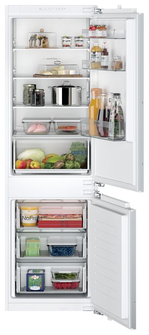 184 l / 76 l 177,5 cm Einbau Kühl-/Gefrierkombination 234 kWh NoFrost iQ100 KI86NNFE0 