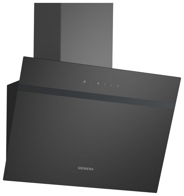 Abluft/Umluft Dunstabzugshaube/Esse Wand 60 cm (Schwarz) IQ100 LC65KDK60 