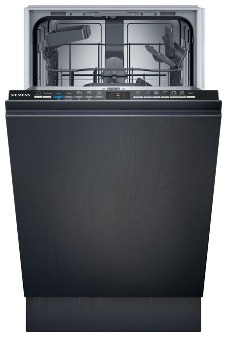 45 cm Geschirrspüler vollintegriert (ohne Front) Leise 10 Maßgedecke aquaStop Funktion Wärmetauscher iQ100 SR61HX16KE 