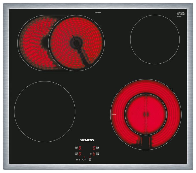 Glaskeramik Kochfeld/Herdplatte 4 Zone(n) iQ300 EF645BNN1E herdgebundenes 60cm 