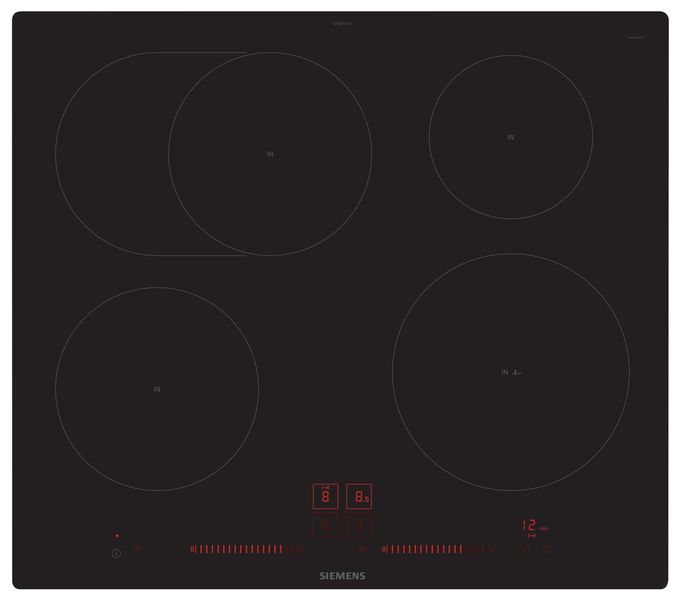 Induktions Kochfeld/Herdplatte 4 Zone(n) iQ300 EH601LFC1E autarkes 60cm 