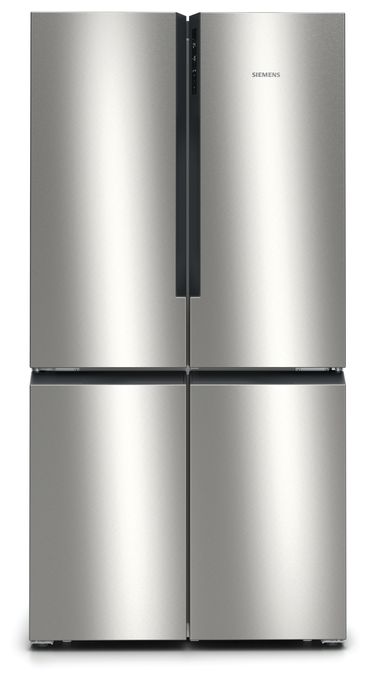 Side-by-Side Kühl-/ Gefrierkombination French Door 405 l / 200 l 333 kWh NoFrost 1830 mm x 910 mm  iQ300 KF96NVPEA (Silber) 