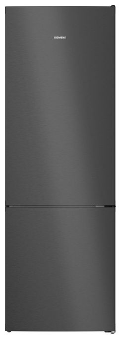 311 l / 129 l Kühl-Gefrierkombi freistehend NoFrost 178 kWh Jahr  iQ300 KG49NVXCG (Schwarz, Stahl) 