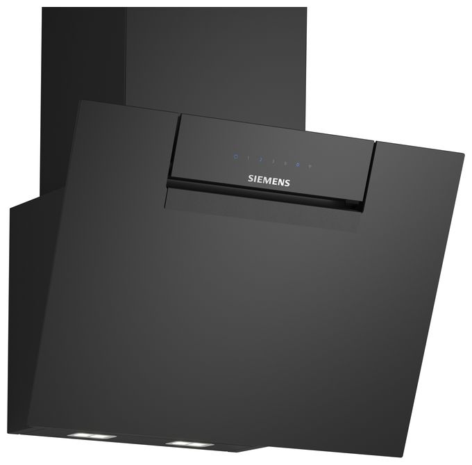 Abluft/Umluft Dunstabzugshaube/Esse Wand 60 cm (Schwarz) iQ300 LC67KFN60 