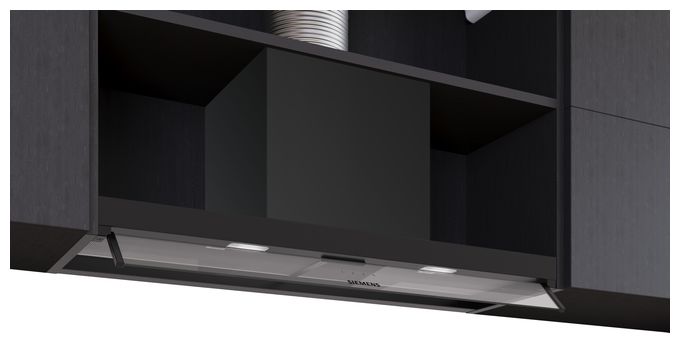 Abluft/Umluft Dunstabzugshaube/Esse Einbau 90 cm (Schwarz) iQ300 LJ95BCC60 