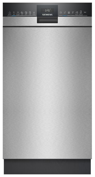 45 cm Geschirrspüler unterbaufähig Leise 10 Maßgedecke aquaStop Funktion Wärmetauscher iQ300 SR43ES25ME 