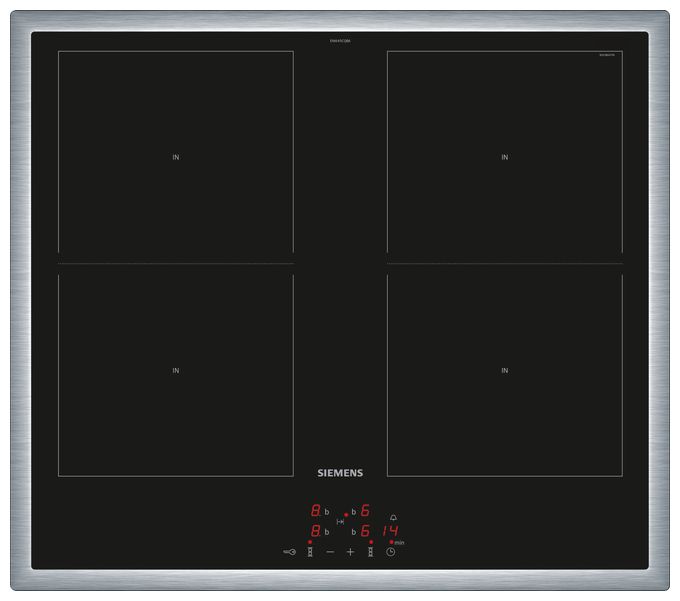 60 cm Induktions Kochfeld/Herdplatte 4 Zone(n) iQ500 EM645CQB6E herdgesteuert 