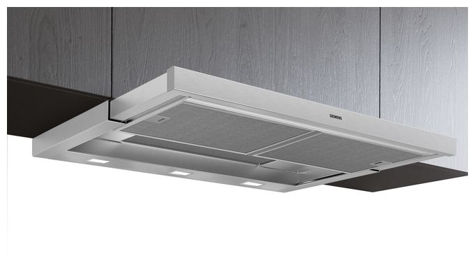 Umluft Dunstabzugshaube/Esse Einbau 90 cm (Edelstahl) iQ500 LI97RA561 