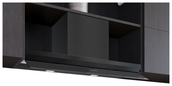 Abluft/Umluft Dunstabzugshaube/Esse Einbau 90 cm (Schwarz) iQ500 LJ97BDP60 
