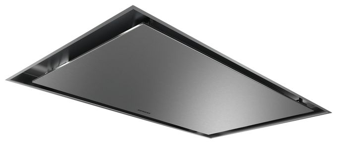 Abluft/Umluft Dunstabzugshaube/Esse Decke 90 cm (Schwarz, Silber) iQ500 LR97CAQ50 