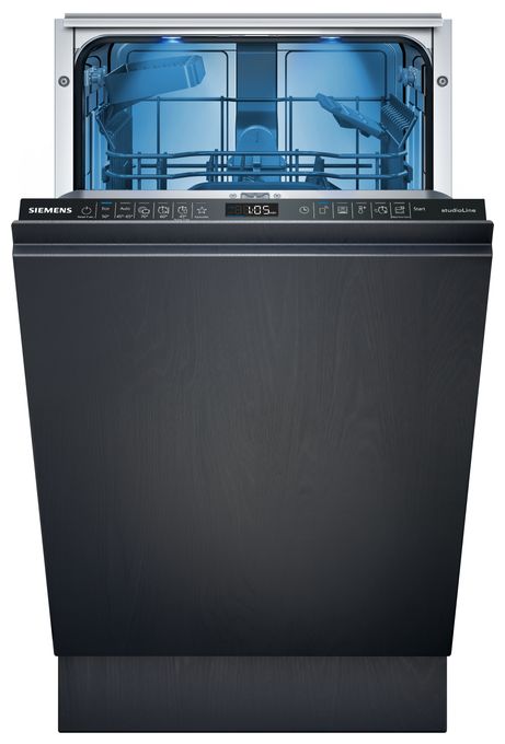45 cm Geschirrspüler vollintegriert (ohne Front) leise 10 Maßgedecke aquaStop Funktion iQ500 SR85E802LE 