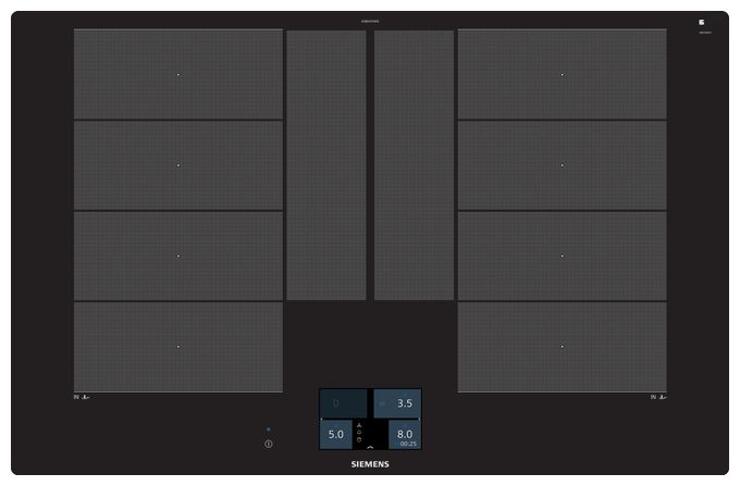 Induktions Kochfeld/Herdplatte 4 Zone(n) iQ700 EX801KYW1E autarkes 80cm 