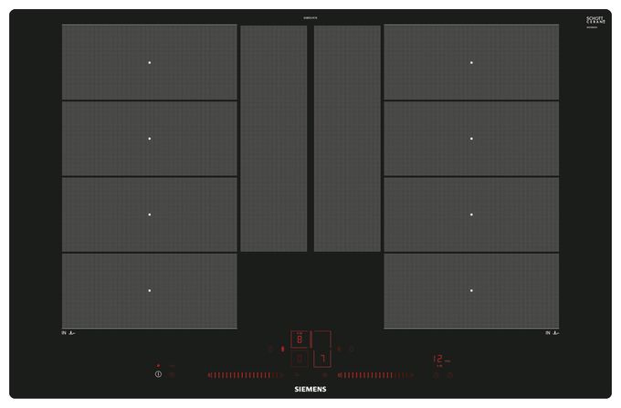 Induktions Kochfeld/Herdplatte 4 Zone(n) iQ700 EX801LYC1E autarkes 80cm 
