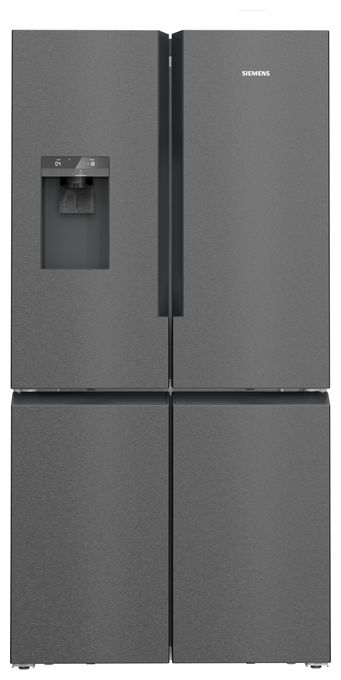 Side-by-Side Kühl-/ Gefrierkombination French Door 375 l / 199 l 327 kWh NoFrost 1830 mm x 905 mm  iQ700 KF96DPXEA (Grau) 