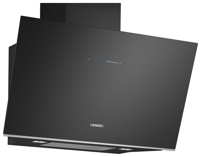 Abluft/Umluft Dunstabzugshaube/Esse 90 cm (Schwarz) iQ700 LC91KLT60 