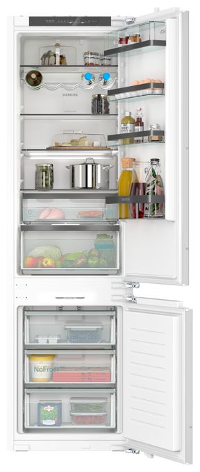 215 l Kühlteil 75 l Gefrierteil 194 cm Einbau Kühl-/Gefrierkombination NoFrost iQ500 KI96NSDD0 