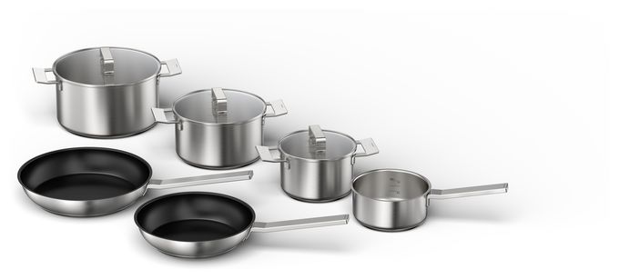 Siemens HZ9SE060 Kochgeschirr-Set 6-teilig Kapselboden mit Aluminiumkern 