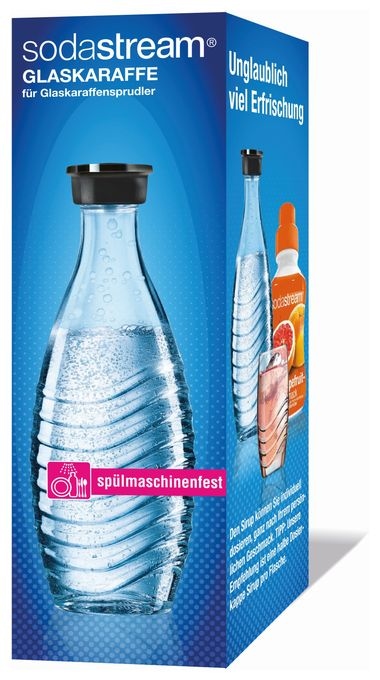 1047106980 hochwertige Glaskaraffe mit edlem Schraubverschluss Single 