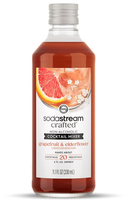 Karbonisierungssirup 330 ml Crafted Mixers Cocktail Grapefruit & Holunderblüte 