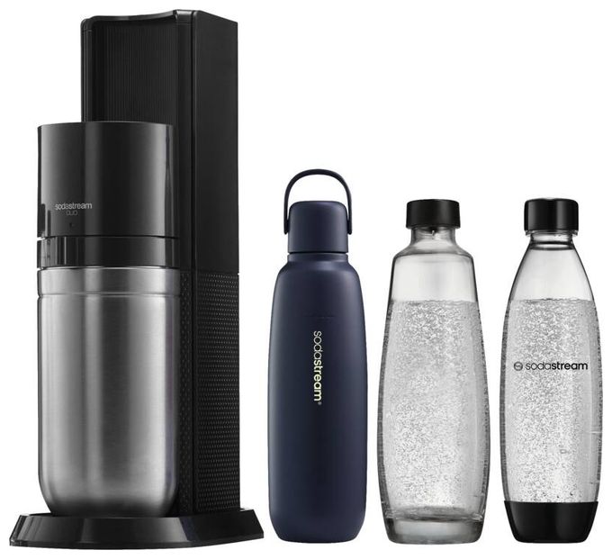 Wassersprudler  Duo Allround Pack (Schwarz, Edelstahl) 