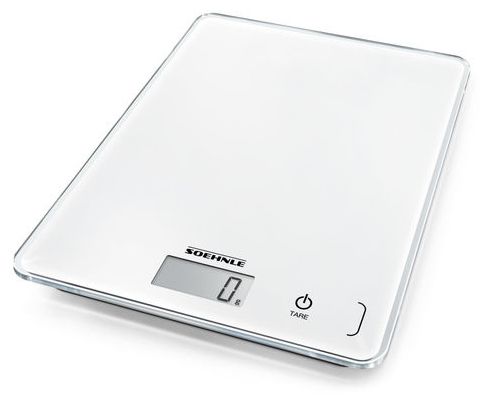 Elektronische Küchenwaage bis 5 kg Genauigkeit 1 g  61501 Page Compact 300 (Weiß) 