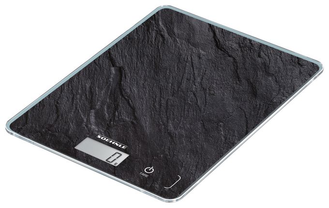 Elektronische Küchenwaage bis 5 kg Genauigkeit 1 g  61515 Page Compact 300 (Schwarz) 