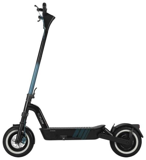 E-Scooter 90 km Reichweite  SO4 Pro Core 2 (Schwarz, Blau) 