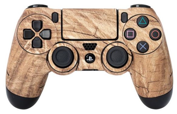 Controller-Bezug PlayStation PS4  97324 Controller-Skin (Holz) 