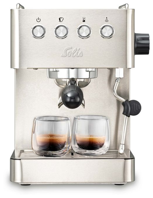 Siebträger Kaffeemaschine 15 bar 1450 W  1014 Barista Gran Gusto (Silber) 
