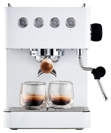Siebträger Kaffeemaschine 15 bar 1450 W  1014 Barista Gran Gusto (Weiß) 