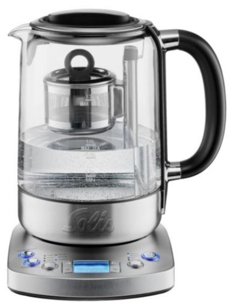 1,7 l Wasserkocher 2200 W (Schwarz, Edelstahl, Transparent) 962.01 Tee- & 
