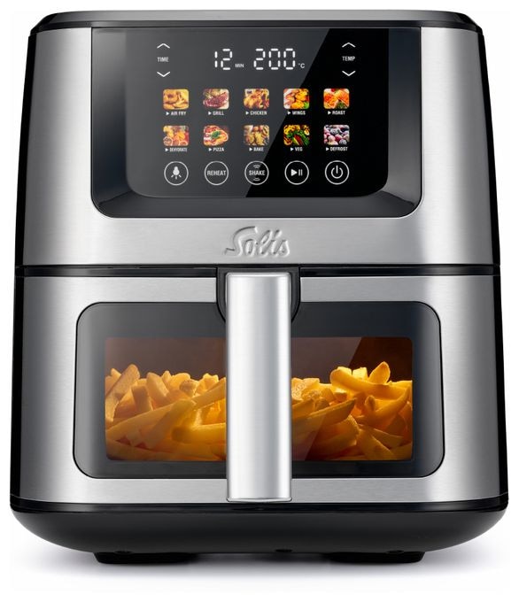 Heißluftfritteuse 7,5 l 1870 W  Air Fry & Dry XL (Schwarz, Silber) 