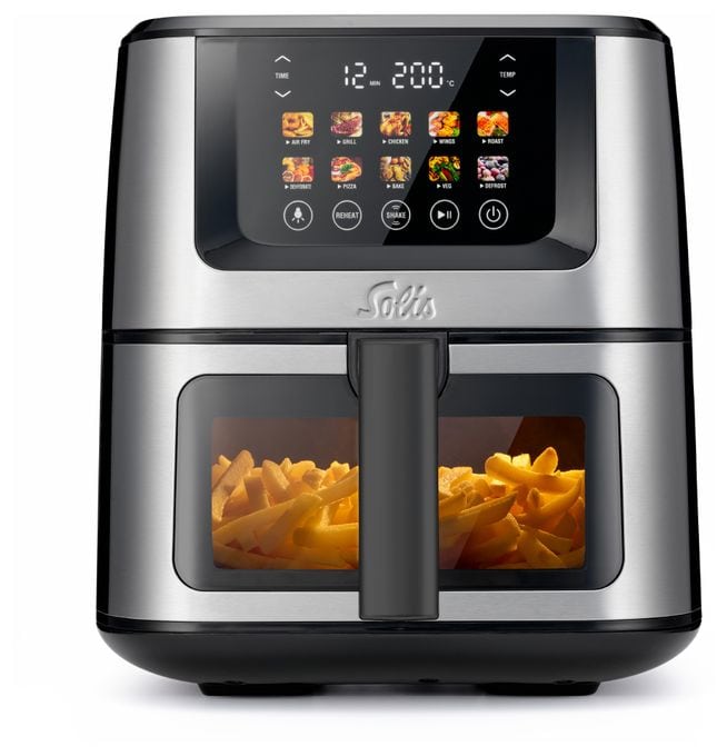 Heißluftfritteuse 7,5 l 1870 W  Air Fry & Dry XL (Schwarz, Silber) 