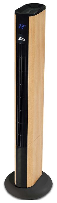 Turmventilator Stand 44,8 dB  Easy Breezy (Schwarz, Holz) 