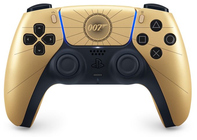 Analog / Digital Gamepad für PlayStation 5, Android, MAC, PC, iOS  DualSense Wireless Controller - 007 First Light Limited Edition (Schwarz, Gold) 