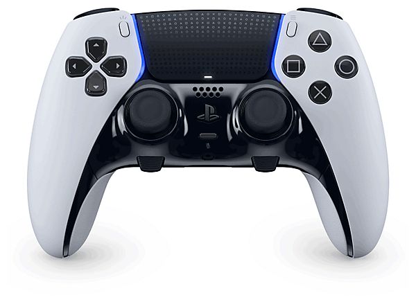 Analog / Digital Gamepad für PlayStation PS5  DualSense Edge Wireless Controller (Schwarz, Weiß) 