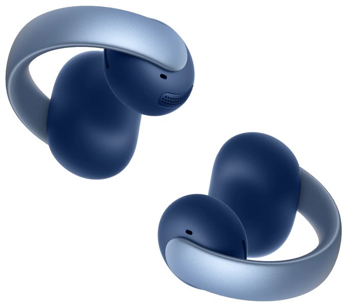 Ohraufliegender Bluetooth Kopfhörer Kabellos TWS 8 h Laufzeit  AeroClip (Blau) 