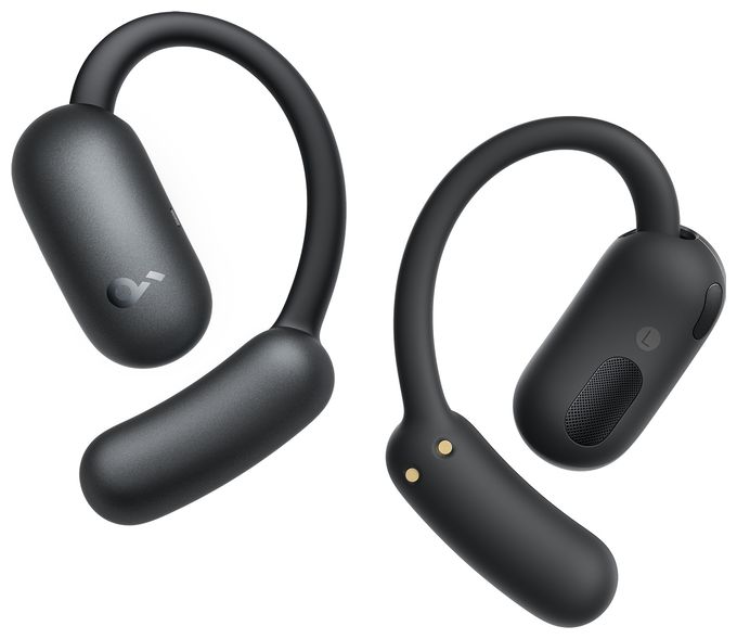 Ohraufliegender Bluetooth Kopfhörer kabellos IP55  AeroFit 2 (Schwarz) 