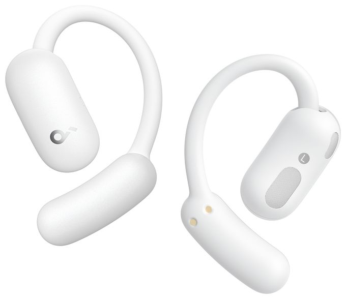 Ohraufliegender Bluetooth Kopfhörer kabellos IP55  AeroFit 2 (Weiß) 