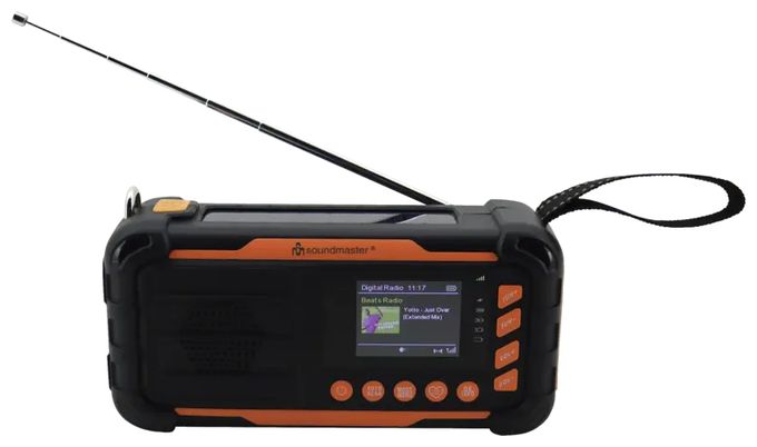 DAB+, FM Radio Tragbar  DAB115SW (Orange, Schwarz) 