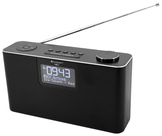 Bluetooth DAB+, FM Radio Persönlich  DAB700SW (Schwarz) 