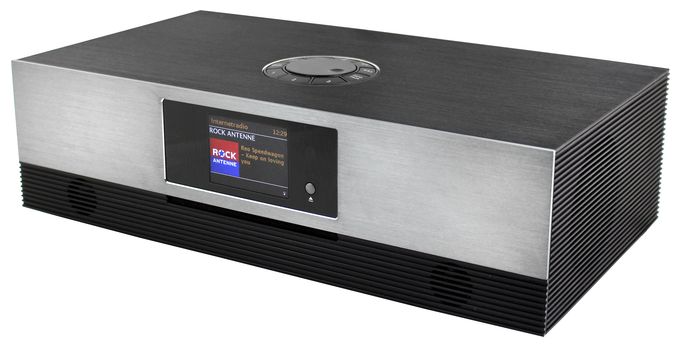 Bluetooth DAB+, FM Radio Tragbar  ICD2080SW (Schwarz, Metallisch) 