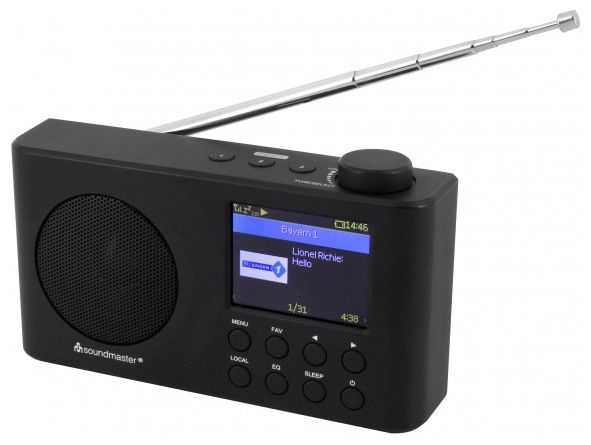 Bluetooth DAB, FM Radio Tragbar  IR6500SW (Schwarz) 