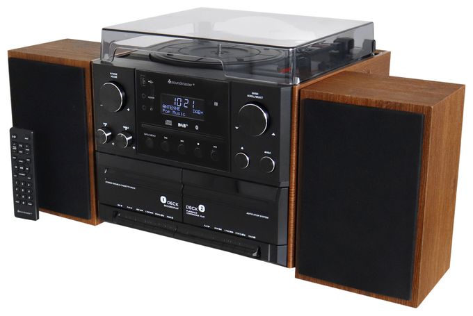 DAB+, FM, PLL, UKW 10 W Bluetooth  MCD5600BR (Schwarz, Holz) 