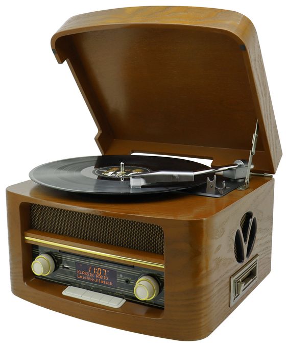  NR926 Nostalgie Stereoanlage (Holz) 