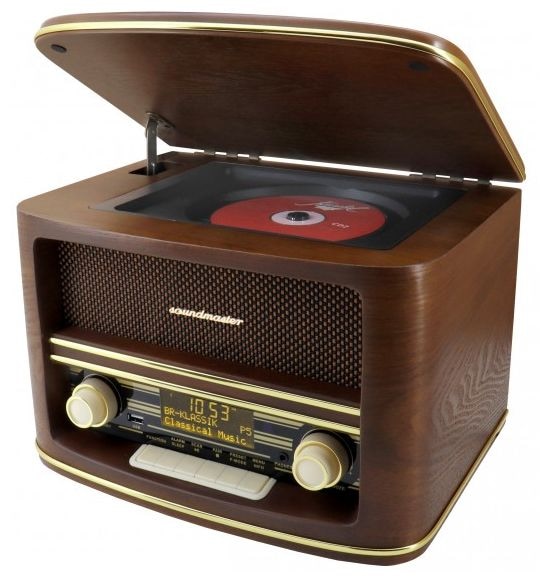Bluetooth DAB+, FM Radio Tragbar  NR961 (Holz) 